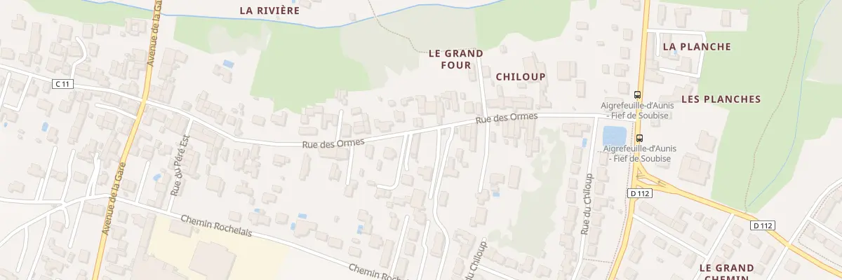 Plan du 21 Rue des Ormes à Aigrefeuille-d’Aunis