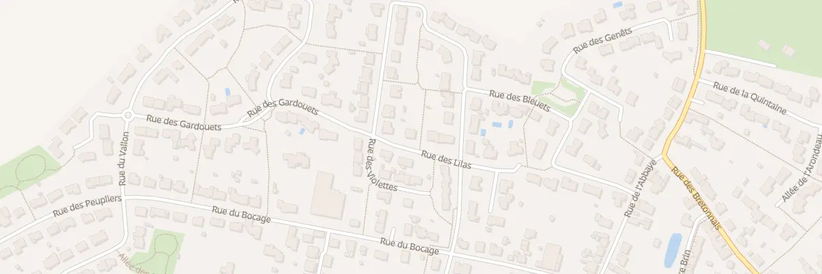 Plan du 2 Rue des Lilas à Bégrolles-en-Mauges