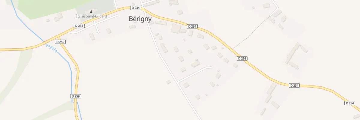 Plan du 19 Le Bourg à Bérigny