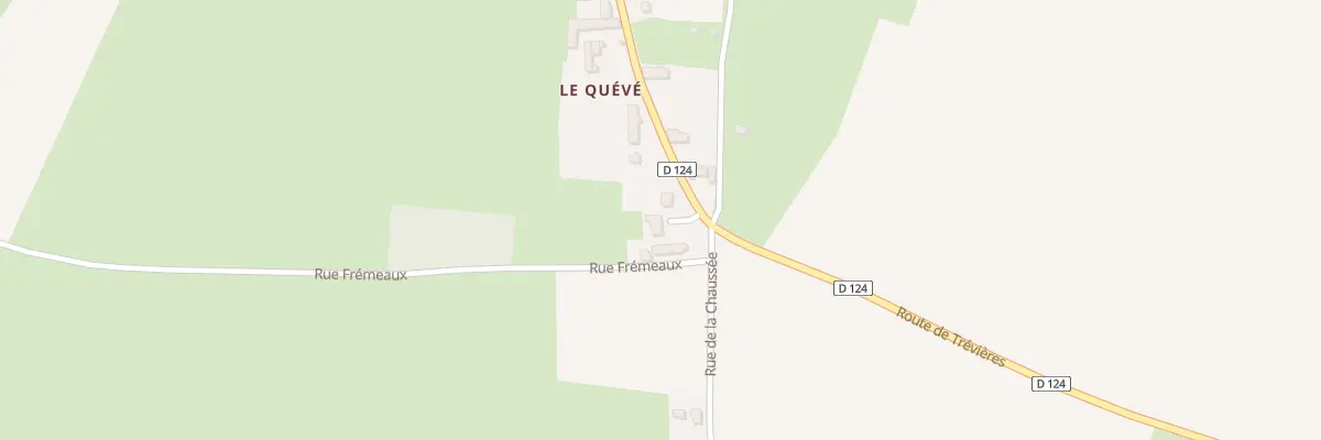 Plan du 1710 Rte de Trevieres (Ecrammeville à Formigny La Bataille