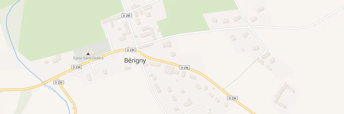 Plan du 9A Le Bourg à Bérigny