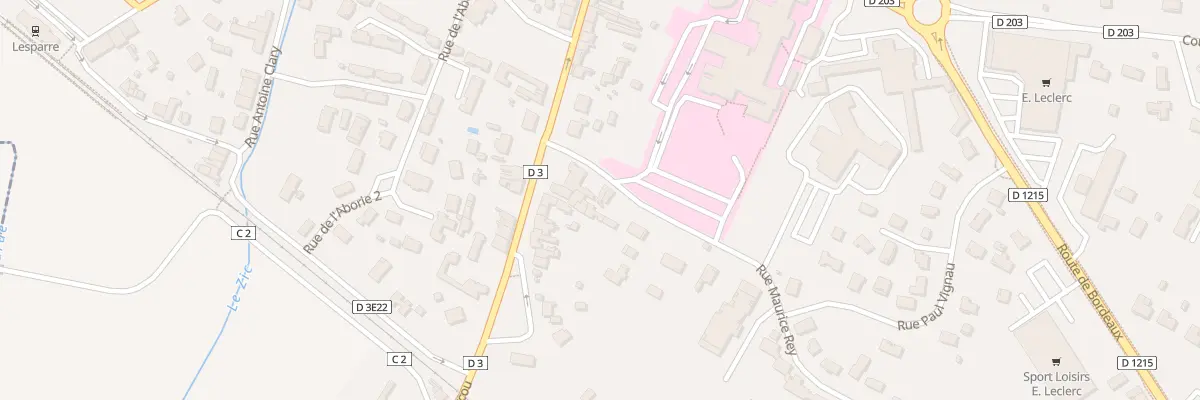 Plan du 75B Rue Eugène Marcou à Lesparre-Médoc