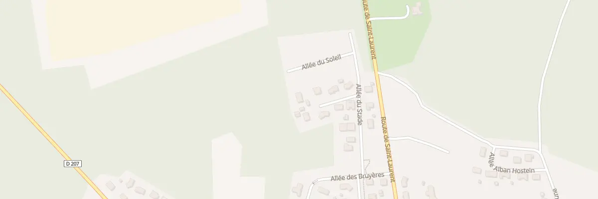 Plan du 4 All des Abeilles à Brach