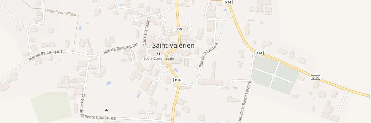 Plan du 15 Rue de la largère à Saint-Valérien