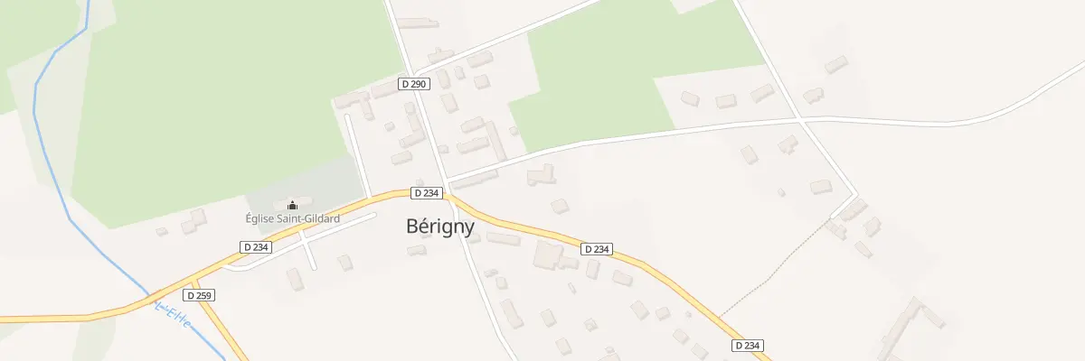 Plan du 9B Rte de Litteau à Bérigny