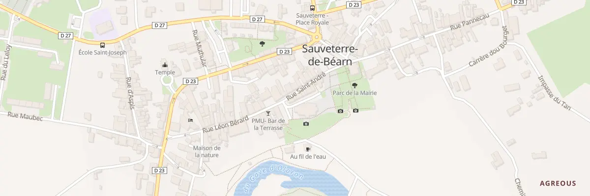 Plan du 1 Rue de l’Abbé Duplech à Sauveterre-de-Béarn