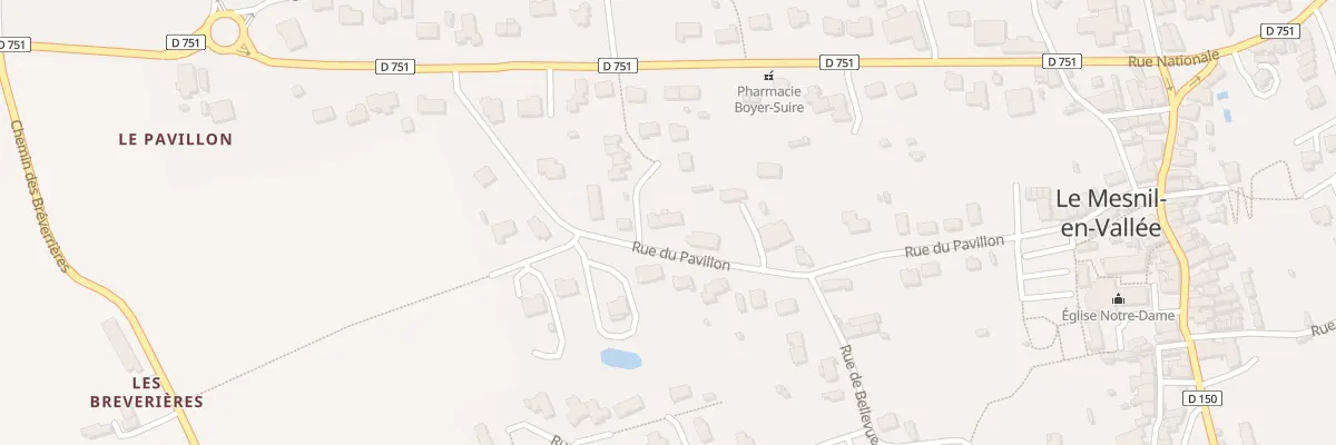 Plan du 30 Rue du Pavillon (Mesnil-Vallee à Mauges-sur-Loire