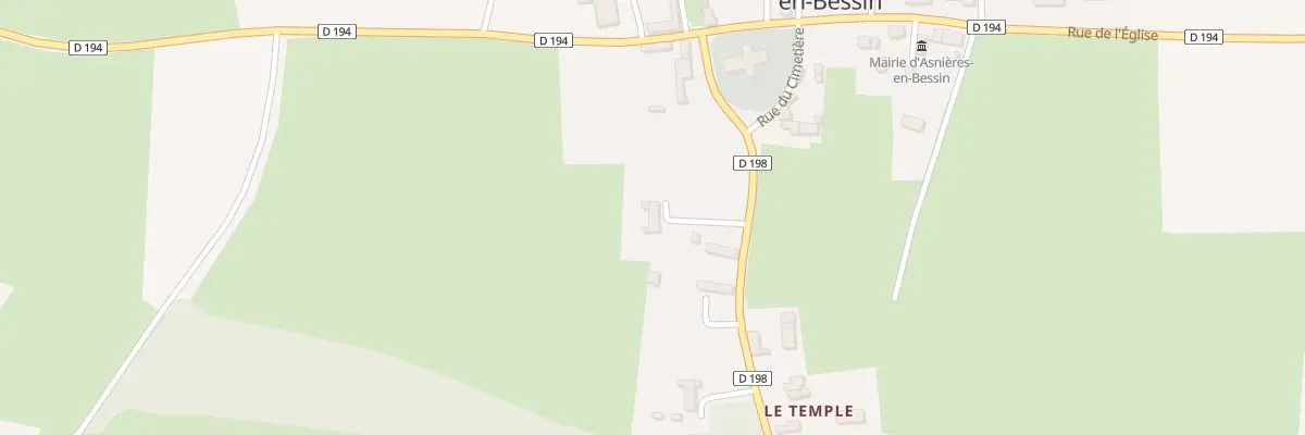 Plan du 5015 L’Eglise à Asnières-en-Bessin