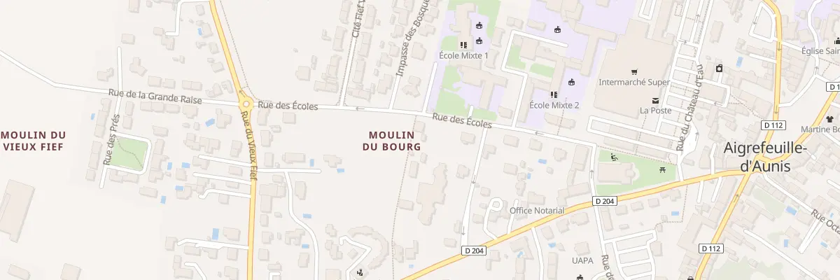 Plan du 17 Rue des Ecoles à Aigrefeuille-d’Aunis