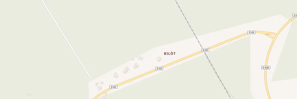 Plan du 406 Rte de Bilot à Lüe