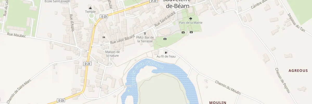 Plan du 541 Che du Moulin à Sauveterre-de-Béarn