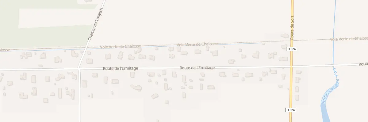 Plan du 16 Rte de l’Ermitage à Hinx