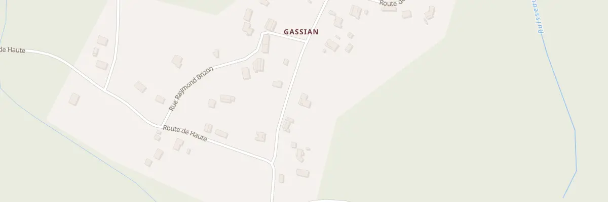 Plan du 51 Rte de Gassian à Mios