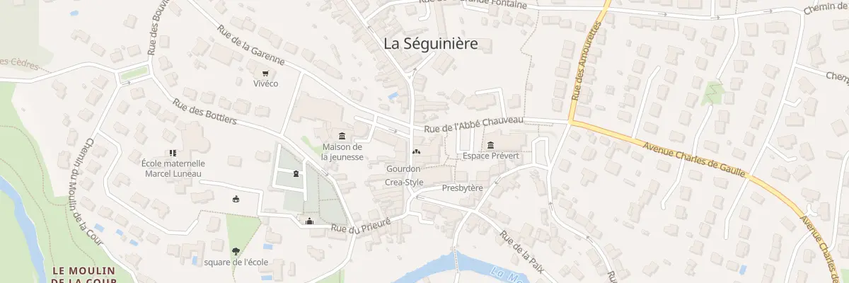 Plan du 7 Rue du paradis à La Séguinière