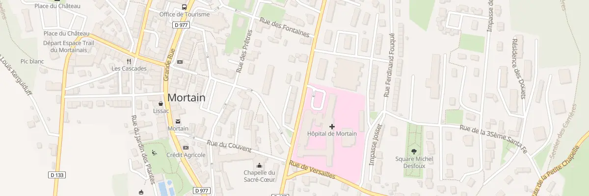 Plan du 37 Rue de la 30eme Division Morta à Mortain-Bocage
