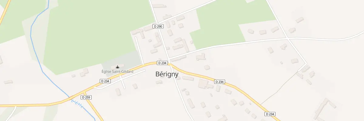 Plan du 9 Le Bourg à Bérigny