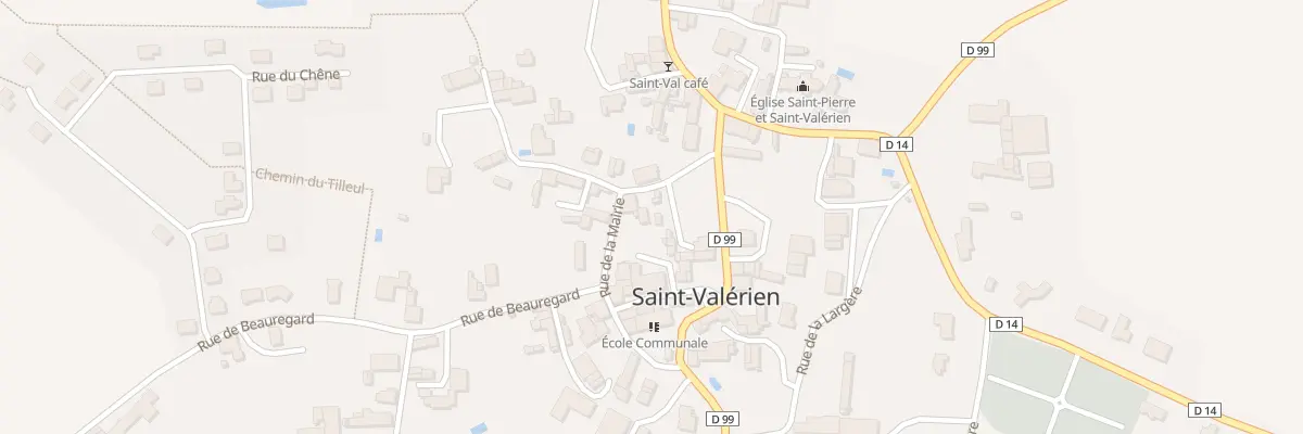 Plan du 17 Rue de la mairie à Saint-Valérien