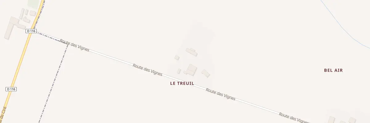 Plan du 5053 Rte des Vignes à Loire-les-Marais