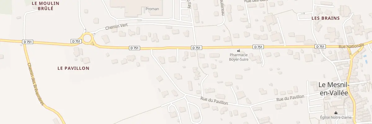 Plan du 4B Rue Nationale (Mesnil Vallee) à Mauges-sur-Loire