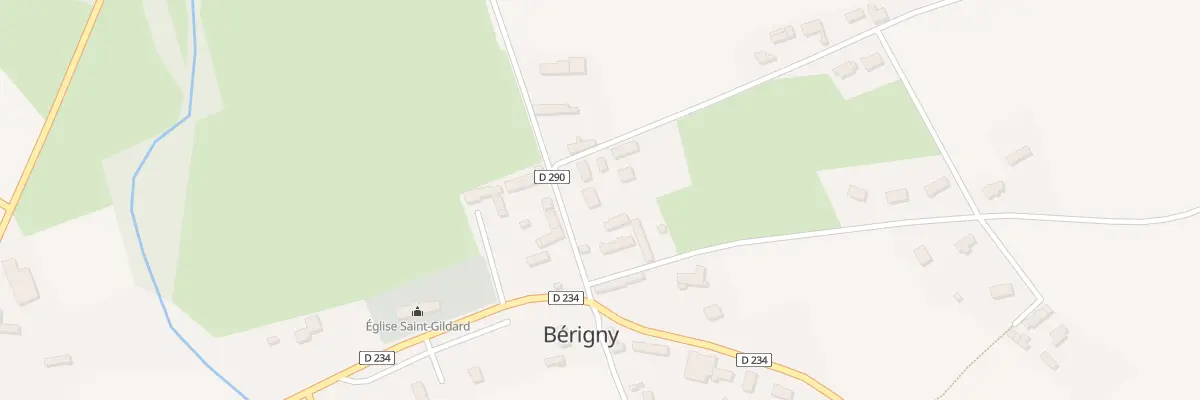 Plan du 12B Le Bourg à Bérigny