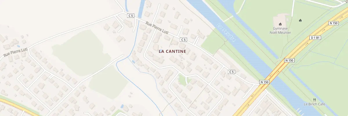 Plan du 13 Rue de la Cantine à Saujon