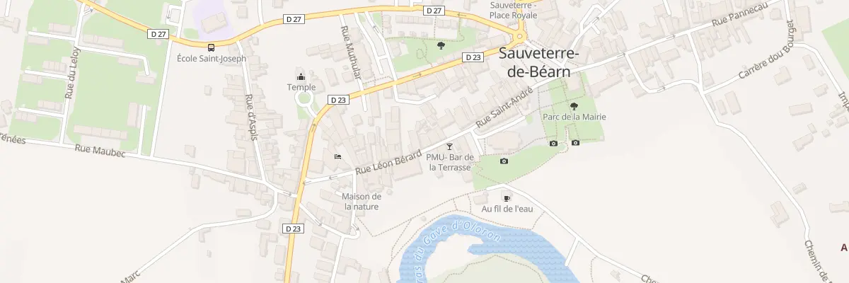 Plan du 25 Rue Léon Bérard à Sauveterre-de-Béarn