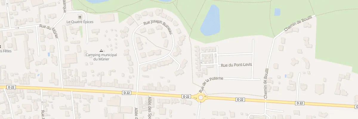 Plan du 39 Rue Joseph Buineau à Craon