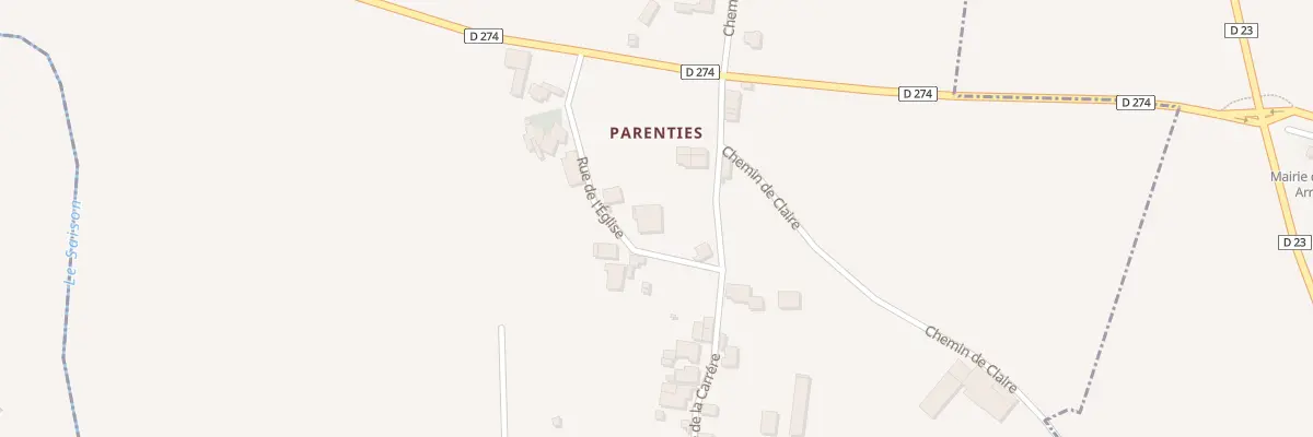 Plan du 141 Rue de l’Eglise à Guinarthe-Parenties