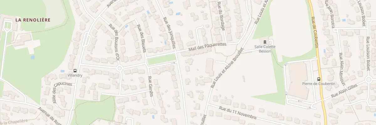 Plan du 10 Rue des myosotis à La Séguinière