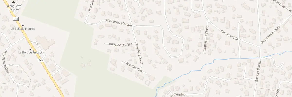 Plan du 7 Rue de la Dune à Mios