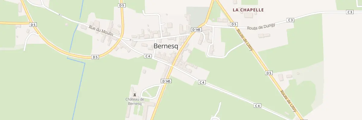 Plan du 5036 Le Bourg à Bernesq