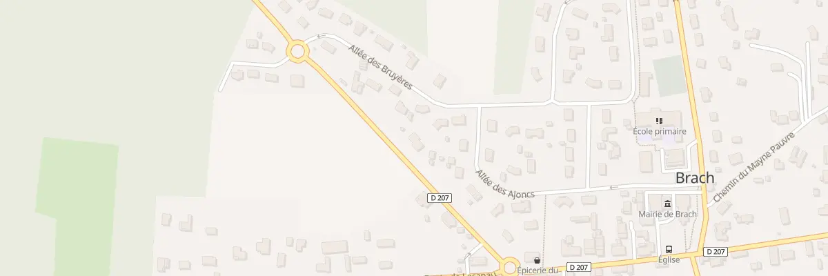 Plan du 39 Rte de Carcans à Brach