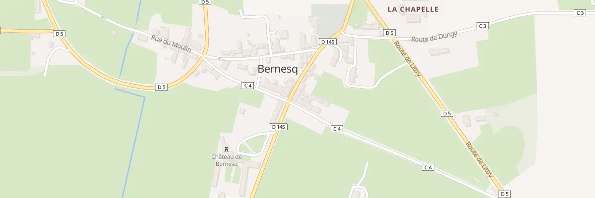 Plan du 5034 Le Bourg à Bernesq