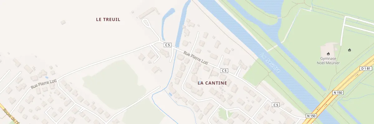 Plan du 2 Rue de la Cantine à Saujon