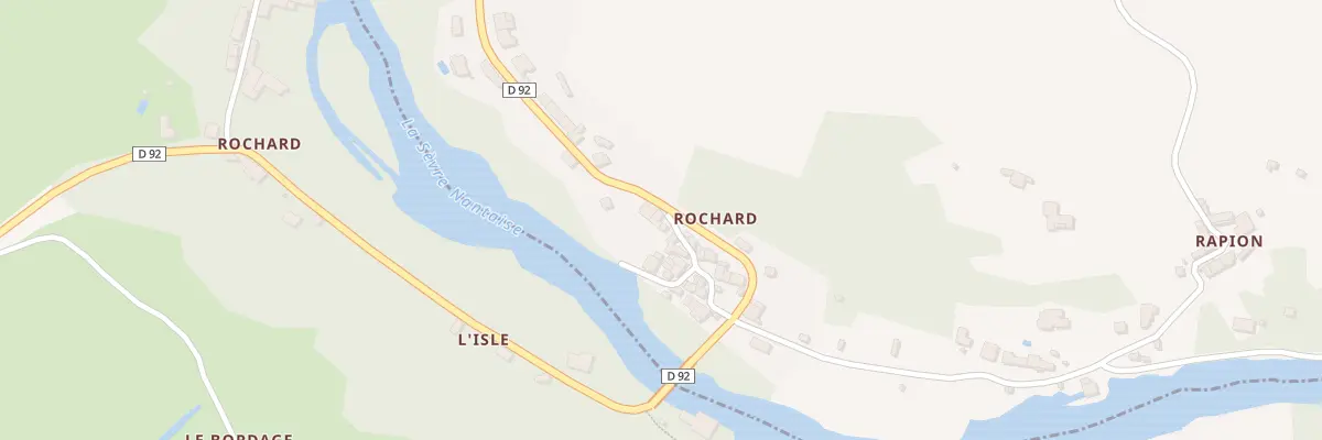 Plan du 13 La Côte de Rochard à Mortagne-sur-Sèvre