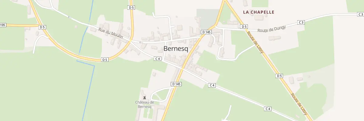 Plan du 5043 Le Bourg à Bernesq