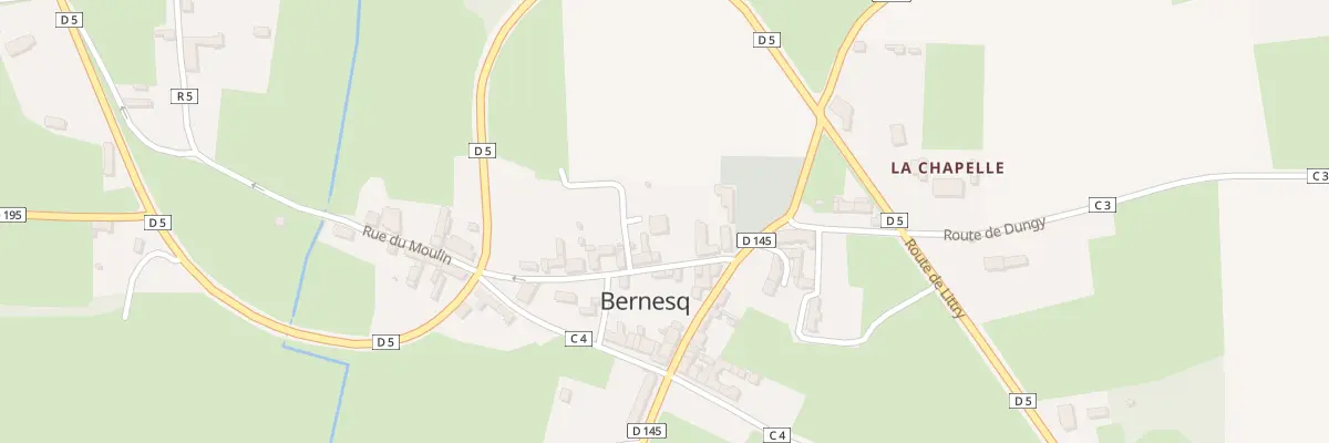 Plan du 4 Rue de la Monte A Regret à Bernesq