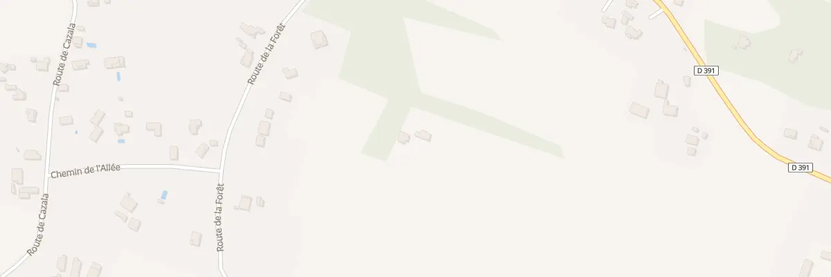 Plan du 187 Rte de la Foret à Sort-en-Chalosse