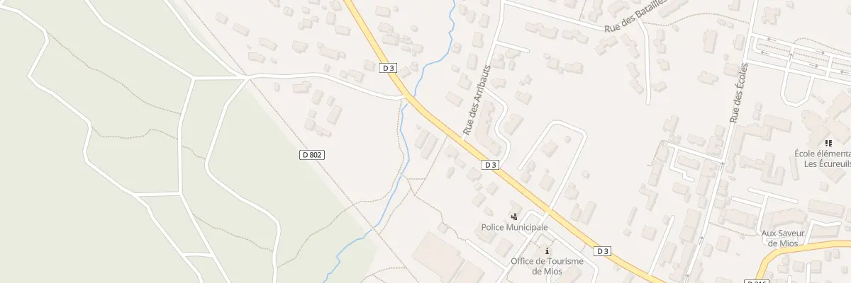 Plan du 23 Av de la République à Mios