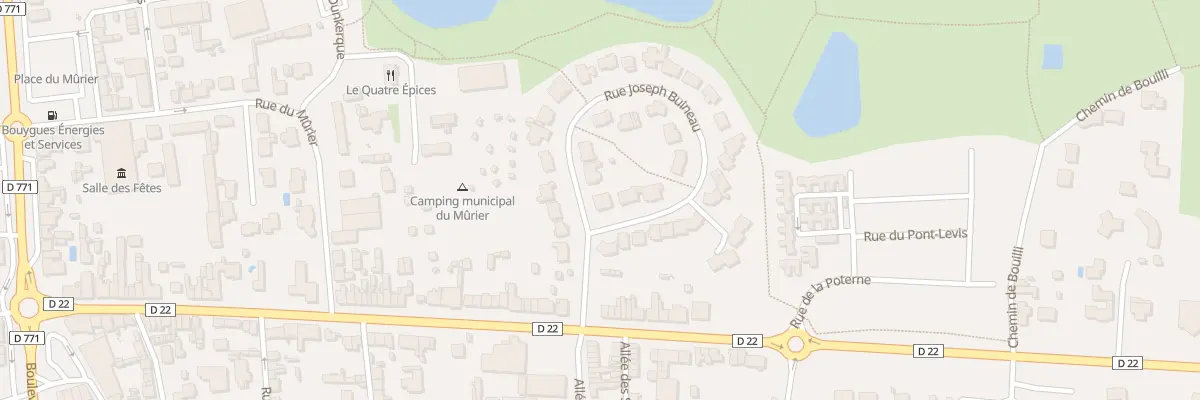 Plan du 24 Rue Joseph Buineau à Craon