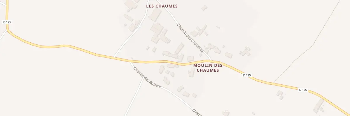 Plan du 25 Rue du Moulin des Chaumes à Saint-Agnant