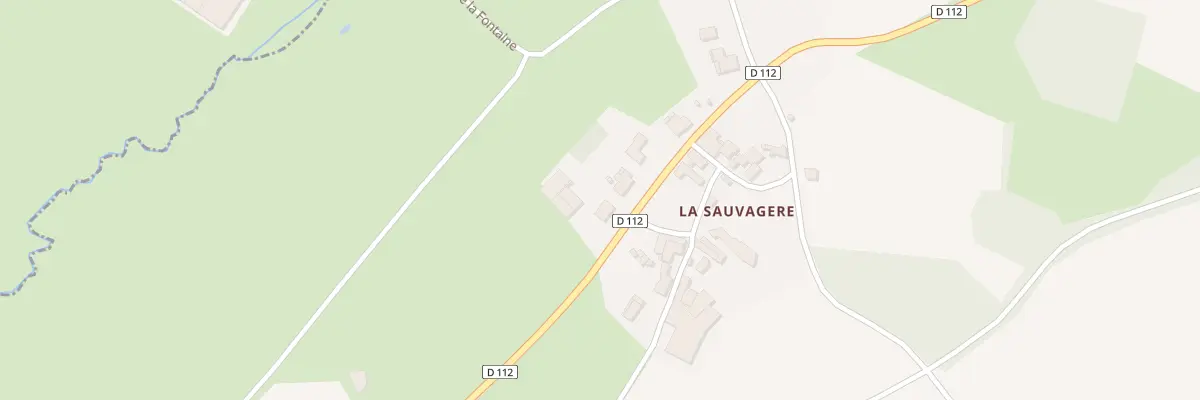 Plan du 14 La Sauvagère à Saint-Laurent-de-la-Salle