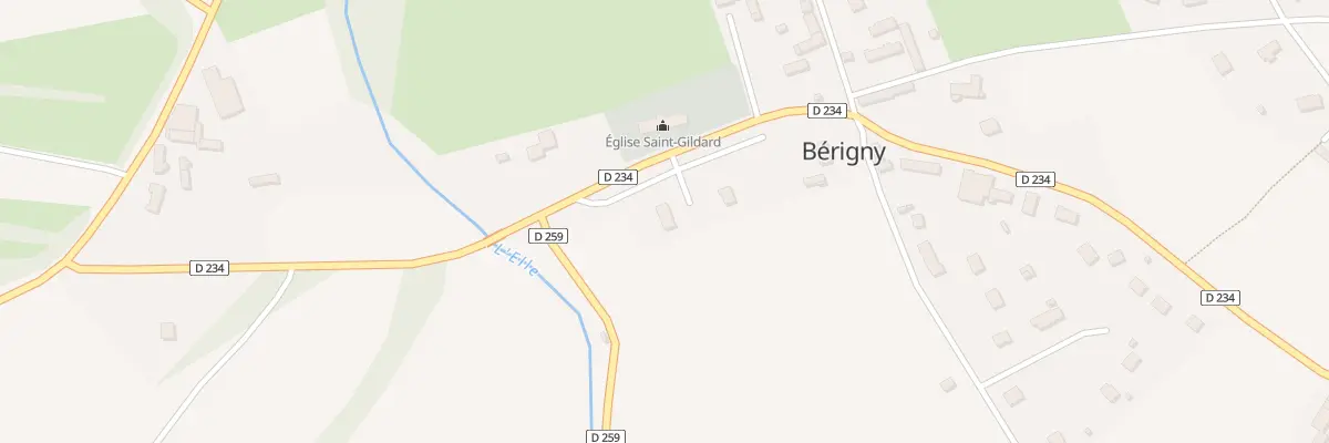 Plan du 5318 Le Bourg à Bérigny