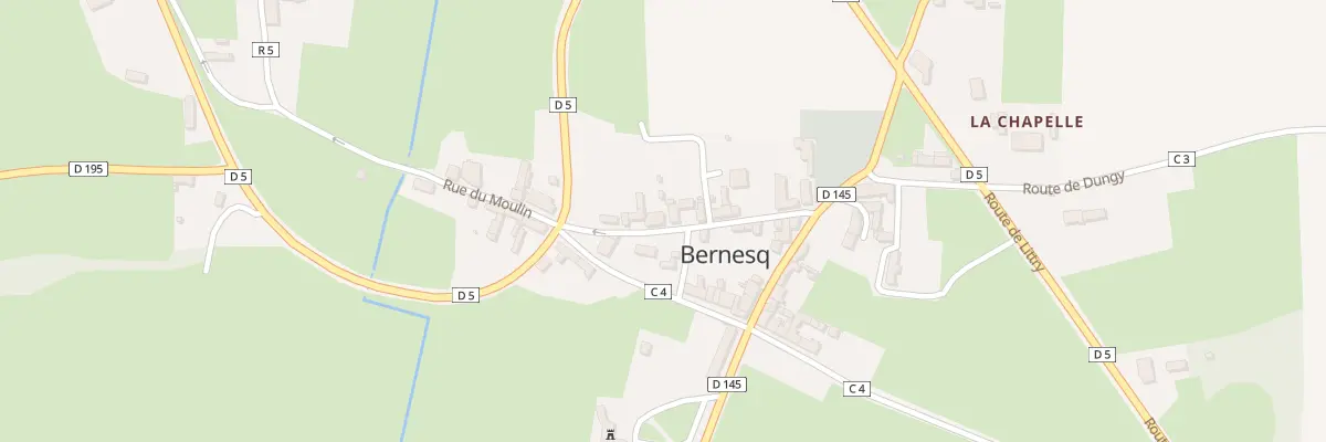 Plan du 14 Rue de la Monte A Regret à Bernesq