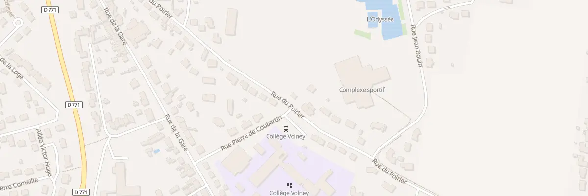 Plan du 39 Rue du Poirier à Craon