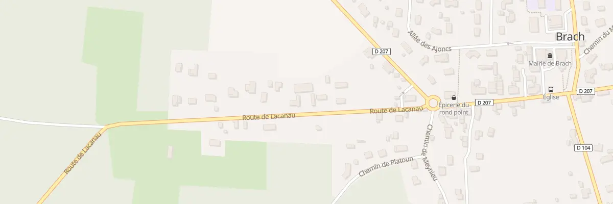 Plan du 17A Rte de Lacanau à Brach