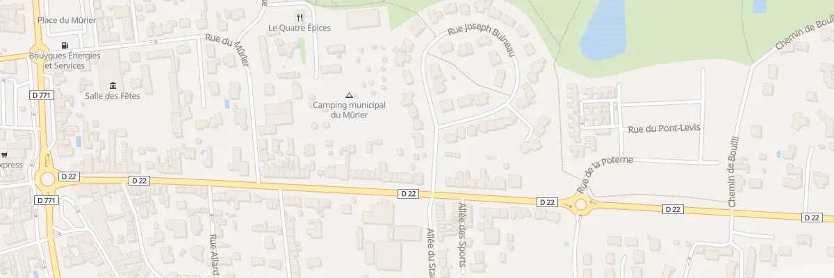 Plan du 1 Rue Joseph Buineau à Craon