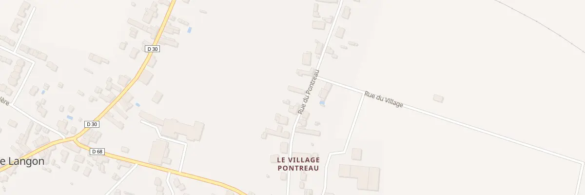 Plan du 9 Rue du pontreau au Langon