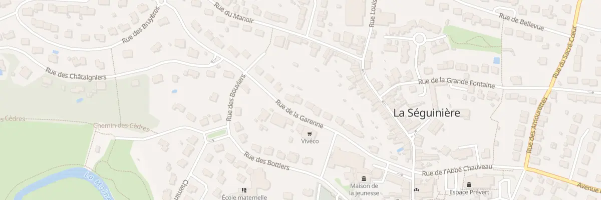 Plan du 14 Le Chemin de la Garenne à La Séguinière
