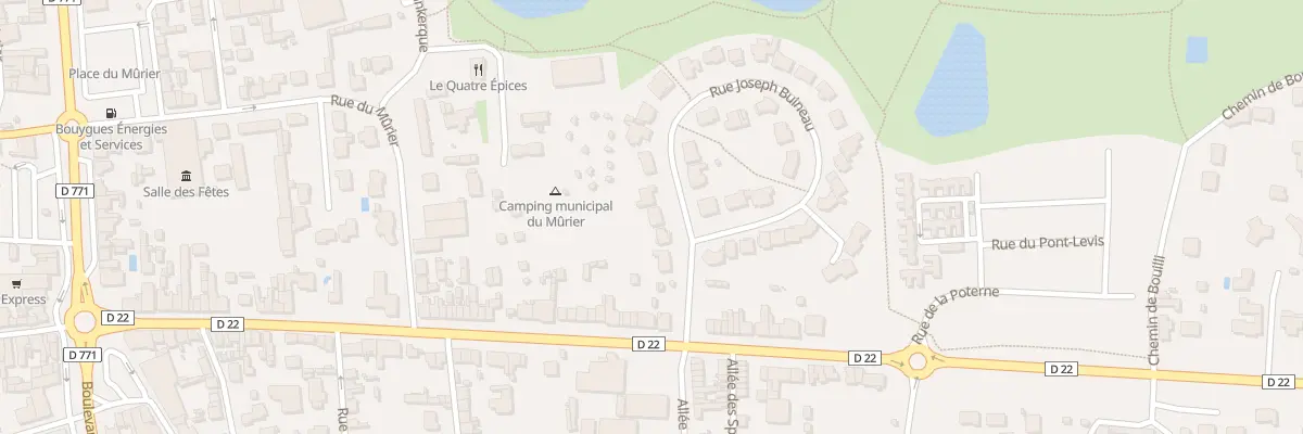 Plan du 5 Rue Joseph Buineau à Craon